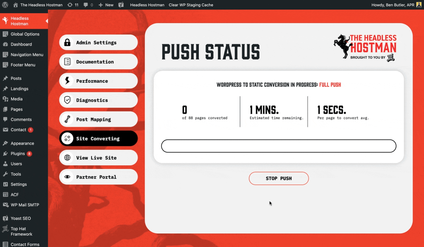 Convert Your WordPress Site to Static in minutes