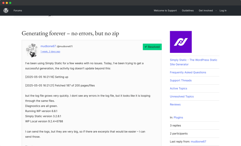 Simply Static Takes Hours? Yeah It Does. - The Headless Hostman